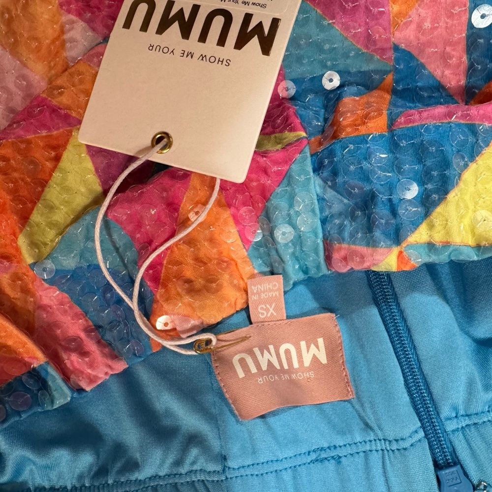 Show Me Your MuMu Strapless Triangle Geo Sequins - Picture 4 of 4